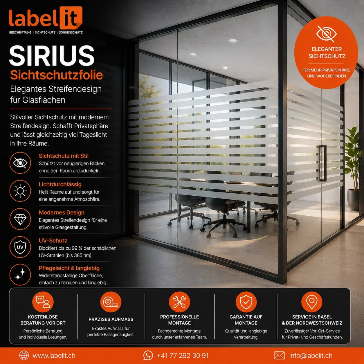 SIRIUS Streifenfolie