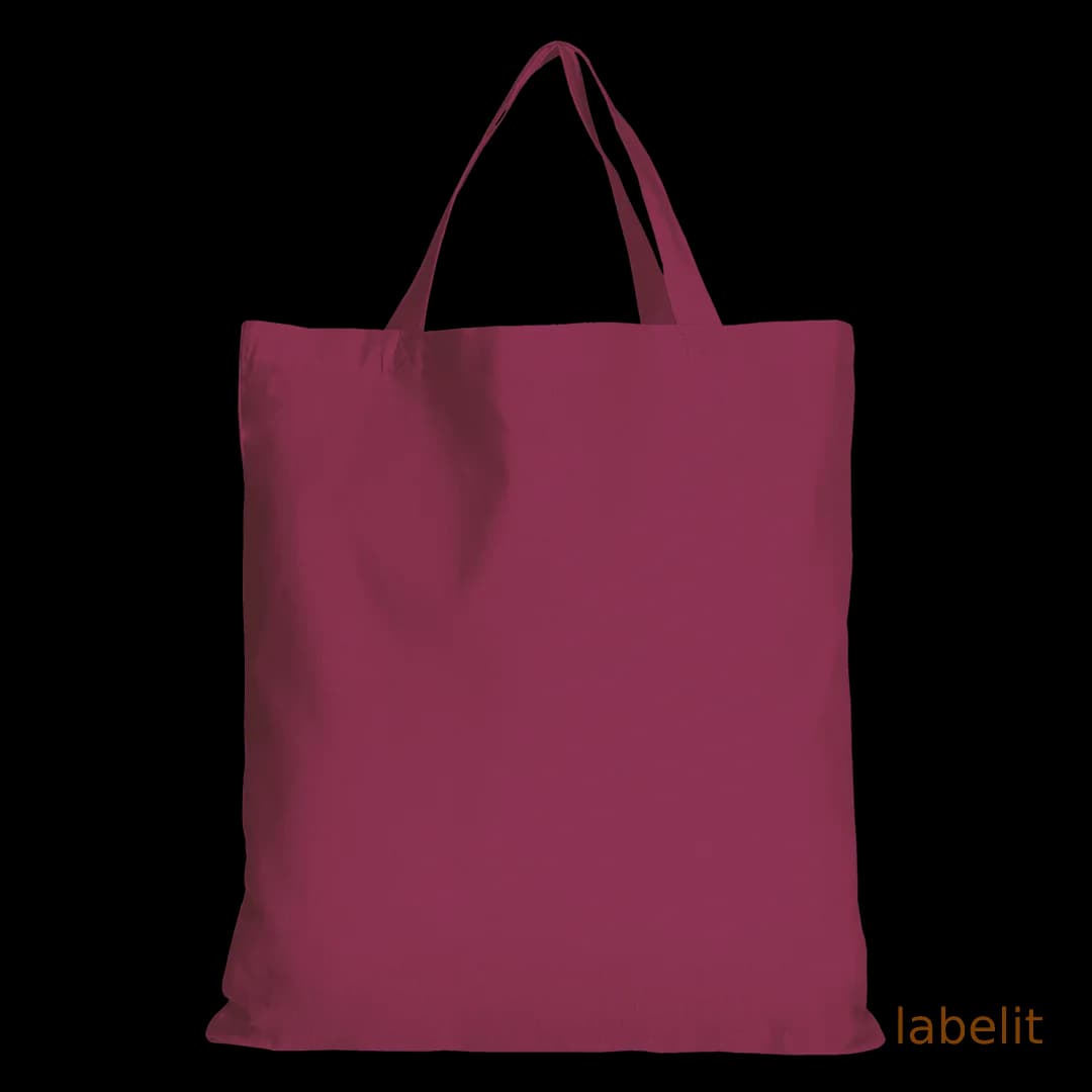 Baumwolltasche mit kurzen Henkeln (38 x 42 cm) – T10001